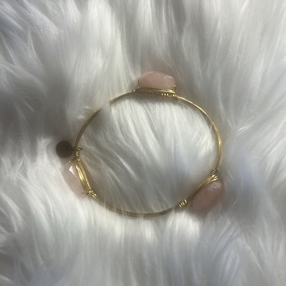 Bourbon and Boweties Pink Oval Quartz Bangle - Picture 3 of 7